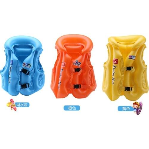 PVC Childrens Inflatable Swimming Suit Summer Game In Water Pool Party Inflatable Childrens Life Jacket Buoyancy Vest 3