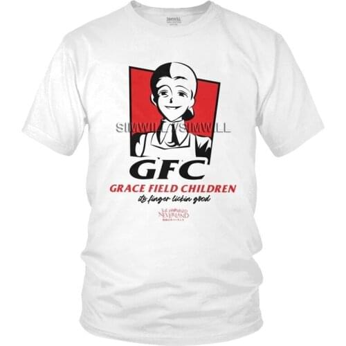 The Promised Neverland Grace Field Children Tshirts Men Stylish Tee Cotton T Shirts Short Sleeve Yakusoku No Neverland T-shirt