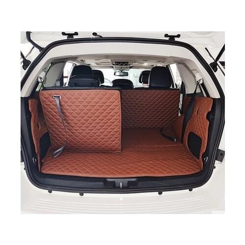 Good mats! Special trunk mats for Dodge Journey 7seats 2017-2011 durable boot carpets cargo liner for Journey 2015,Free shipping