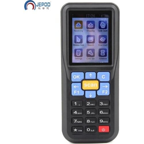 JP-D1 Free Shipping! Data Collector 1D wireless barcode scanner with storage data Inventory collector Terminal data collector