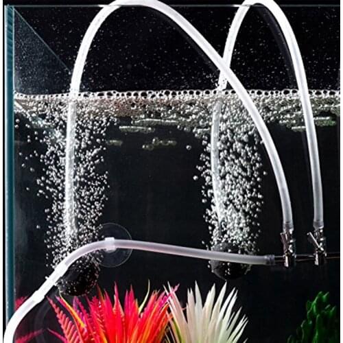 Aquarium 3m/5m Oxygen Pump Hose Air Bubble Stone Aquarium Fish Tank Pond Pump Tube 4*6mm White Black Color