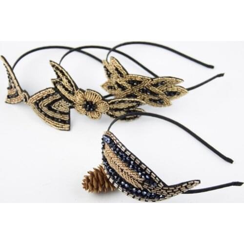 Korea Bright Crystal Flower Hairbands Sequin Hair Accessories Hairband for Girls Floral Crown Headbands For Women