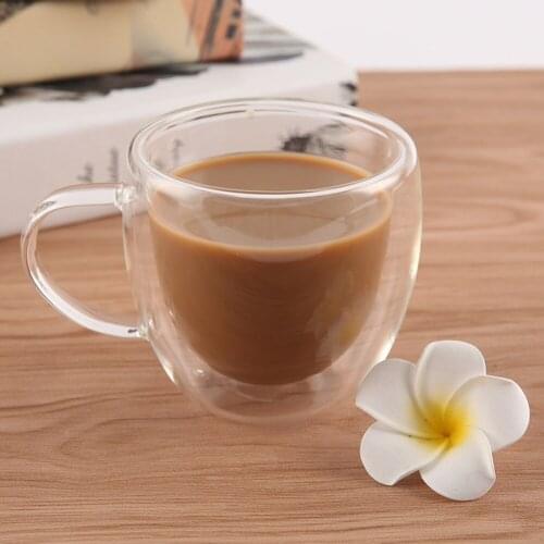 Double Wall Insulated Glasses Espresso Mugs Borosilicate Glass Cups STTA889