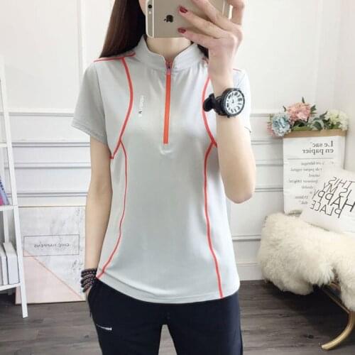 Summer quick-drying breathable sports t-shirt running short-sleeved slimming sweat-absorbent mountaineering lightweight yoga top