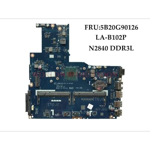 High quality Brand New 5B20G90126 for Lenovo B50-30 Laptop Motherboard ZIWB0/B1/E0 LA-B102P SR1YJ N2840 DDR3L 100% Tested