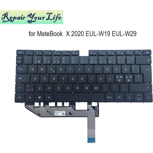 Genuine Norway keyboard for Huawei MateBook 16 GREM-WFG9 NE Nordic EU Euro qwerty keyboards computer notebook pc parts NSK-380BH