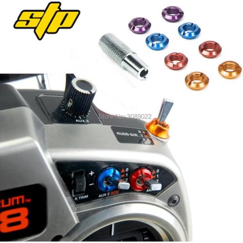 STAR POWER Radio Control Switch Color Nut for Radio Control Spektrum Remote Controller Switch 8PCS Nut Spektrum RC Transmitter