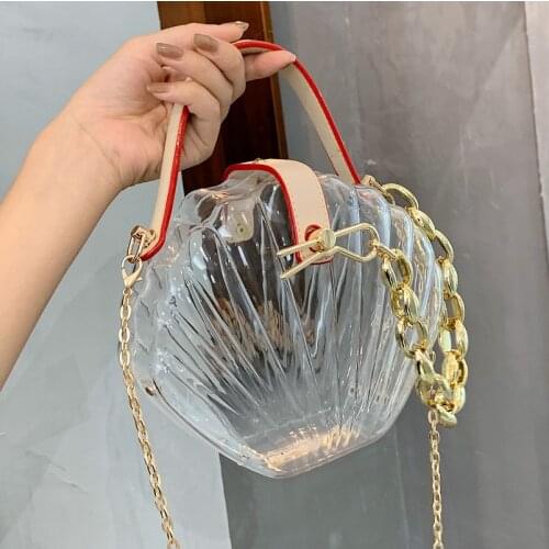 Luxury Bag Female 2021new Acrylic Transparent Shell Bag Shoulder Bag Portable Messenger Popular Texture Western-style Female Bag