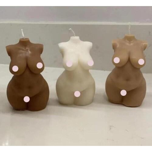 Human Body Silicone Candle Mold Female Perfume Candle Making Wax Mould Naked Body Female Diy Fragrance Candle Silicone Soap Mold