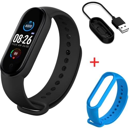 M5 Smart Band Bracelet Sport Smart Watch Women Men 2021 Fitness Tracker Pedometer Heart Rate Monitor Wristband for Android IOS