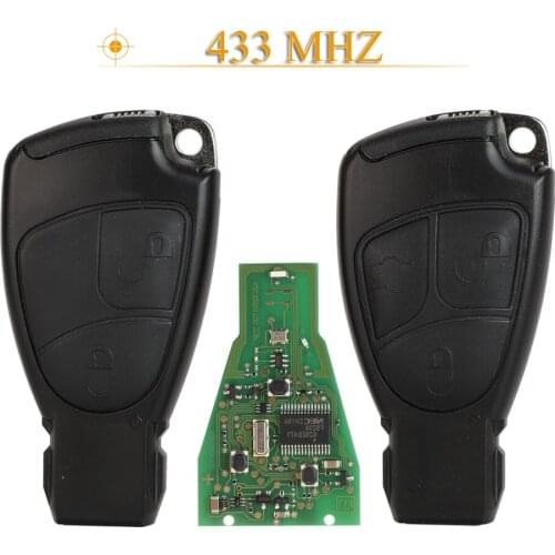 Kutery 2/3 Buttons Smart Remote Car Key Fob 433Mhz For Mercedes Benz B C E ML S CLK CL Control circuit Board