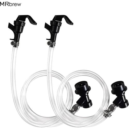 3 Feet Ball Lock Beer Line Assembly, Picnic Tap Faucet Beer Dispenser Tools For Homebrew Bar Outdoor Soda Dispensing Kit