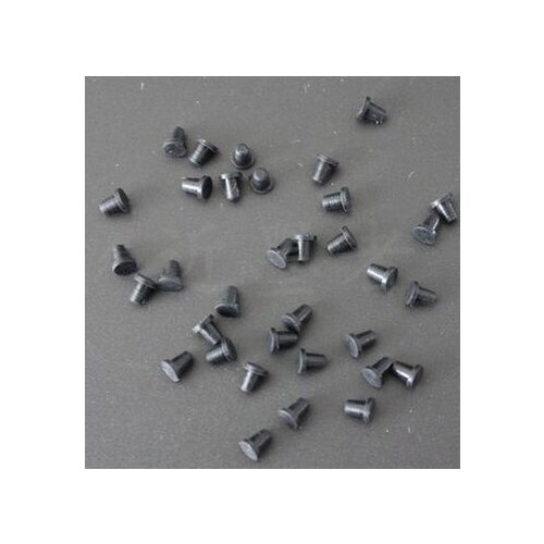 100PCS Tube Rubber Black Sealing Plug Elbow Stopper For Cartridge CISS Fitting