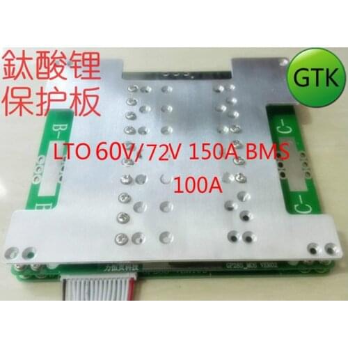 25S 60V 30S 72V lithium titanate battery BMS PCM protection board circuit 100A 150A 48V 36V LTO BMS for 2.4V LTO bateria pack