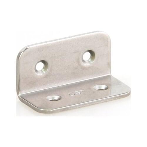 304 Stainless Steel Angle Iron Corner Brackets Right Angle Adapting Piece L Shape 2.0x20x20x40 Corner 20pcs