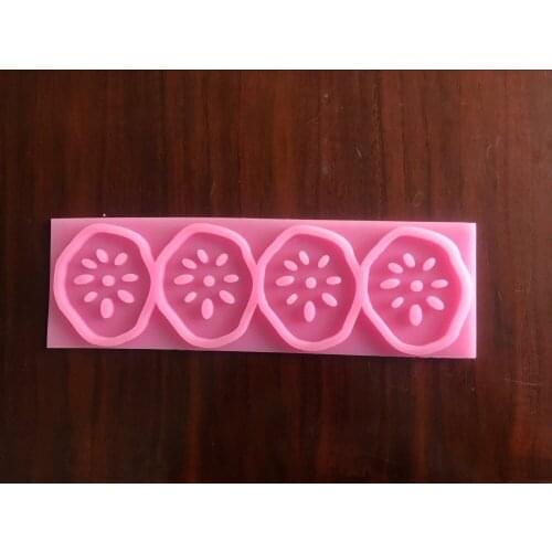 4 even lotus root ice cube mold lotus root ice chip mold P890