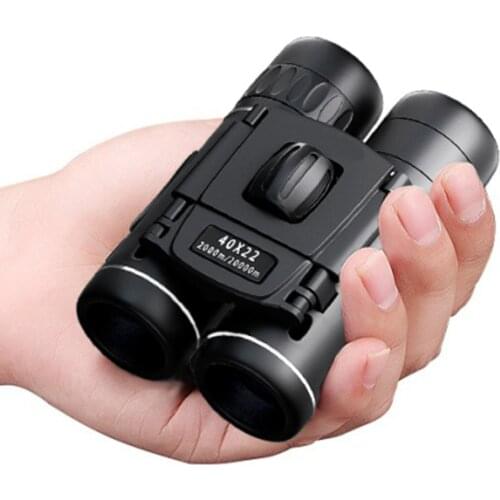 40x22 HD Powerful Binoculars 2000M Long Range Folding Mini Telescope BAK4 FMC Optics For Hunting Sports Outdoor Camping Travel