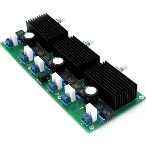 TDA7498 DC24V 6*100W 6-8ohm Class D Six-Channel Aower Amplifier Board