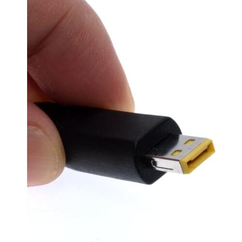 Dc Power Adapter Plug Converter 5.5x2.1mm Female to Square Plug Connector Notebook Charger for Lenovo ThinkPad 10 Helix 2 Laptop