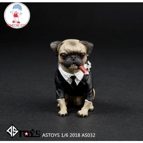 ASTOYS 1/6 AS032 Dog with Cigar Model for 12 Inches Action Figure Scene Accessory