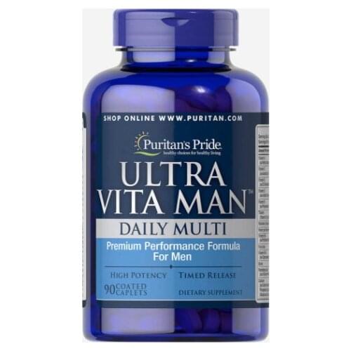 Free Shipping Ultra Vita Man 90 Pcs