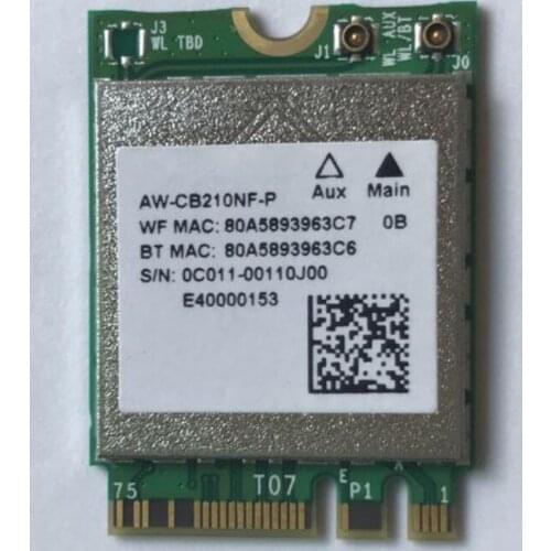 Dual band 802.11ac 867Mbps NGFF M.2 WiFi Wireless Bluetooth BT 4.0 2.4G/5Ghz Card for Broadcom BCM94356Z Azurewave AW-CB210NF-P