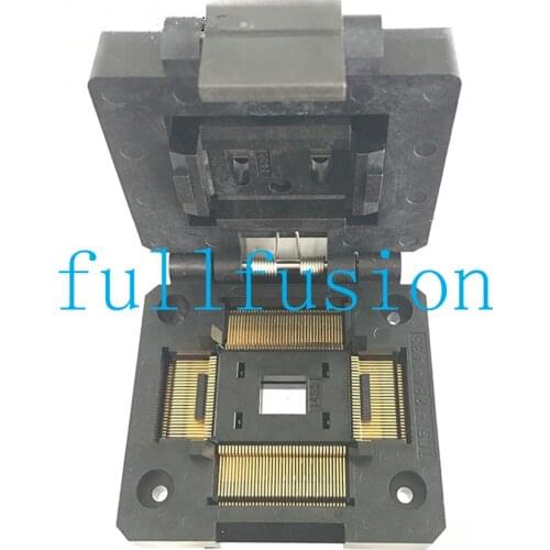 IC51-1284-1433-10 TQFP128P IC Test Socket 0.5mm Pitch LQFP128P Burn in Socket