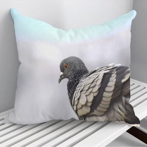 A pigeon Throw Pillows Cushion Cover On Sofa Home Decor 45*45cm 40*40cm Gift Pillowcase Cojines Dropshipping