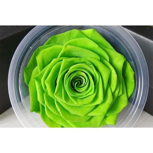 3pcs Preserved rose Flower forever Flowers Immortal Rose 8CM diameter Valentines day gift Eternal Life Flower Material DIY