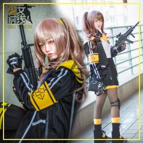 Girls Frontline Ump45 Cosplay Costume Battle Unifrom Full Set Hot Game Costume S-XL For Christmas