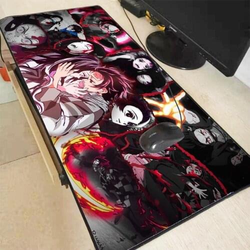 XGZ Anime Girl Design Pattern Game Lock Edge Mouse Pad Computer Keyboard Mats Speed Version Gaming Mousepads for CSGO DOTA LOL