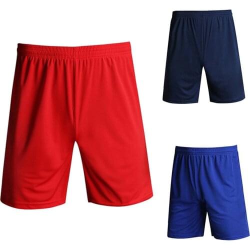 Men Sporty Solid Color Quick Dry Breathable Loose Elastic Shorts Running Pants
