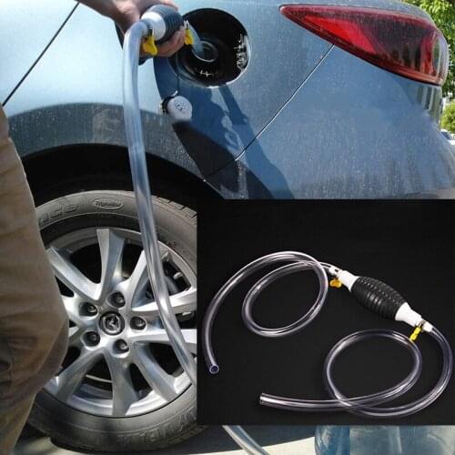 New Hand Fuel Pump Car Fuel Tank Sucker Oil Transfer Car Fuel Pump Petrol Diesel Liquid Manual Pump Syphon Fuel Saver Gas Pump