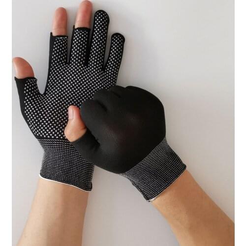 AS Fishing Gloves Anti-Slip Breathable 3 Cut Finger Durable Fishing Cycling Gloves Pesca Fitness Carp Fishing Comofortable