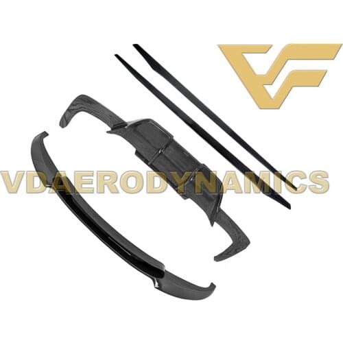 Suitable For 12-16 BMW F06 F12 F13 M6 VAD-VNT Carbon Fiber Full Body Kit Front Rear Lip Diffuser Side Skirts