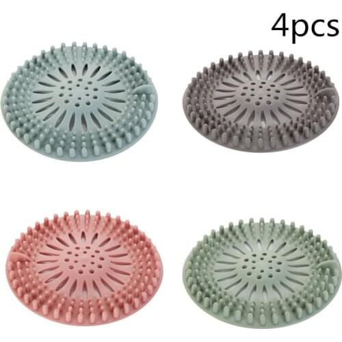 Bathtub supplies Drain Strainer Silicone Sink Filter Shower Floor Drain Covers Sink Strainer Filter Bathroom Kitchen Accessories