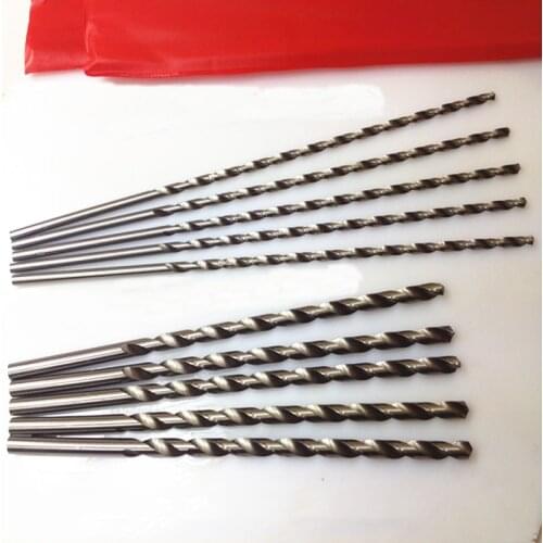 Extra Long 350mm HSS Twist Drill Straigth Shank Auger Drilling Bit 1Pc 3mm 4mm 5mm 6mm 6.5mm 7mm 7.5mm 8mm 8.5mm 9mm 9.5mm 10mm