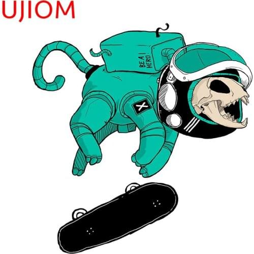 UJIOM Personalise Skull Waterproof Wall Stickers Cartoon Anime Living Room Decor Living Room Decor Wall Decal Mural Art