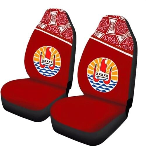 French Polynesia Design Car Seat Covers for Front Seat Universal Fit Only Car Interior Decor Covers New