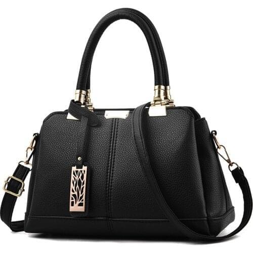 YINGPEI Women Bag Vintage Casual Tote Fashion Women Messenger Bags Shoulder student Handbag Purse Wallet Leather Black Gray New