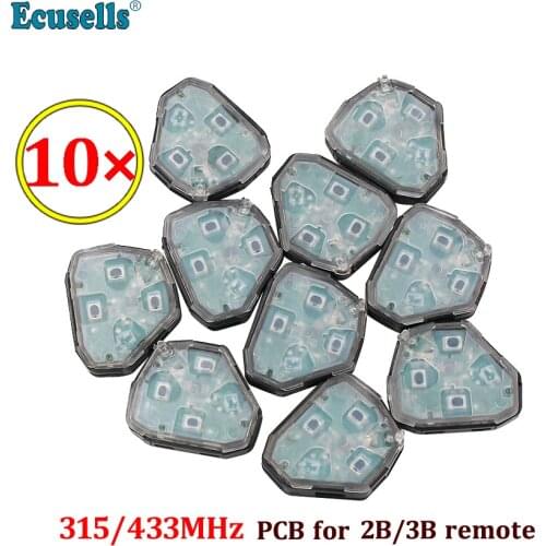 10pcs/lot Internal Assembly of Remote Key for Toyota Camry Corolla Prado RAV4 Vios Hilux Yaris 315MHz 433mhz Transmitter Core