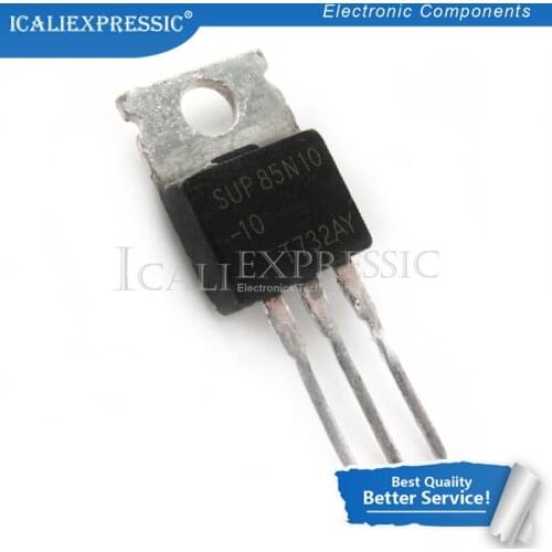 10PCS SUP85N10-10 SUP85N10 85N10 TO-220 85A 100V In Stock