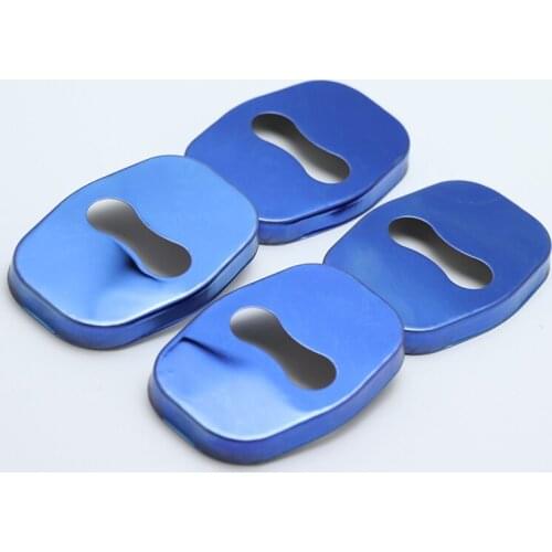 4pcs Anti Rust Car Door Lock Protective Buckle Cover for Peugeot RCZ coupe R R bimota GT-line 2011-2015 Car Styling Accessories