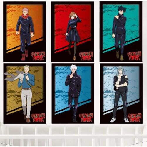 5D DIY Diamond Painting Japanese Anime Jujutsu Kaisen Gojo Satoru Diamond Embroidery Cross Stitch Kits Home Decoration Gift