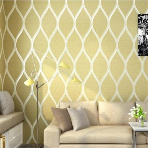 Beibehang Modern minimalist deerskin velvet nonwoven wallpaper 3D stereo undulating traces wall bedroom living room wallpaper