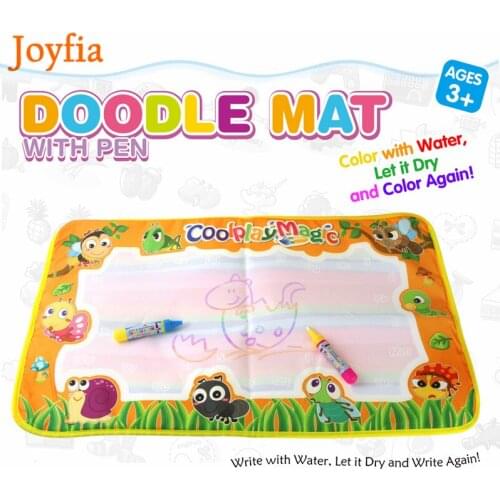 Drawing Toys Water Drawing Mat 59x36cm Board Painting and Writing Doodle With Magic Pen Non-Toxic Insect Drawing Board for Kids