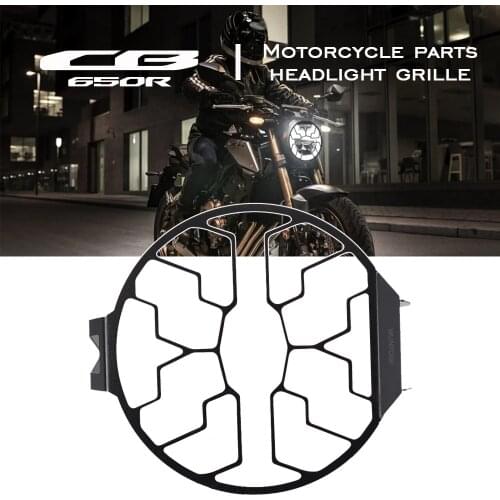For HONDA CB650R CB 650R CB 650R 2019-2021 Motorcycle Headlight Grille Headlight Guard Headlight Cover Protector Frame