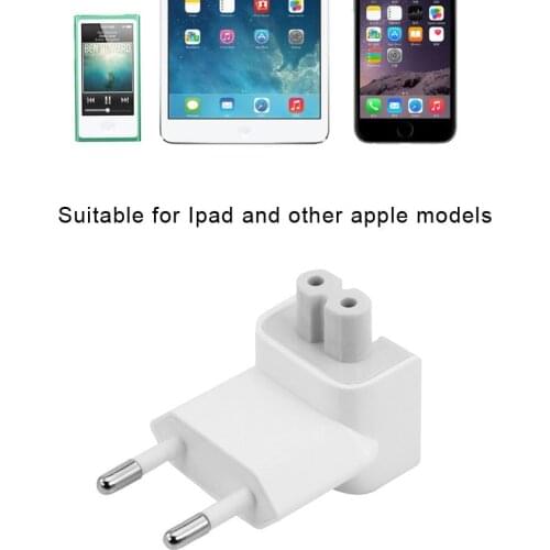 Durable Traveling Charger Converter US to EU Plug Power Adapter Europe EU AC Plug for Apple iBook/MacBook/Pro/Air/iPad/iPhone