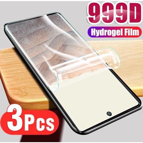 3PCS 999D Hydrogel Film for Google Pixel 6 Pro 2021 Full Coverage Screen Protectors Not Glass for Google Pixel6 Pro 6Pro 6.67