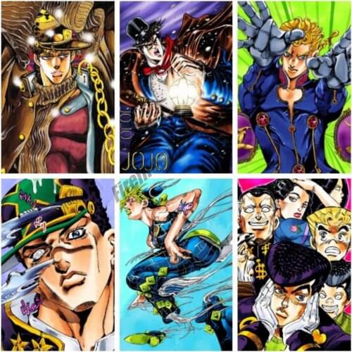 Canvas Painting Wall Art Jojos Bizarre Adventure Anime Nordic Posters and Prints Home Decoration Pictures for Living Room Decor